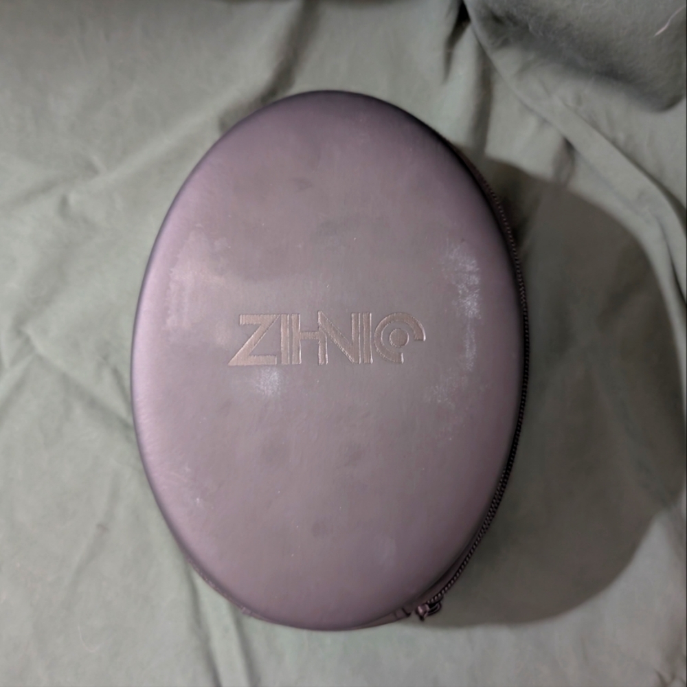 Headphone Zippered Travel Case Large Hard Shell with Inside Mesh